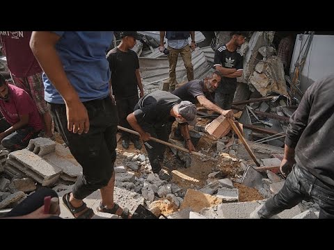Video Thumbnail: Deadly airstrikes hit Gaza, killing dozens of people overnight