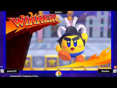 qwertz143 (Gooey/Beetle) vs Shunitsu (Wrestler) - Kirby Fighters 2 New Generation Arcadian