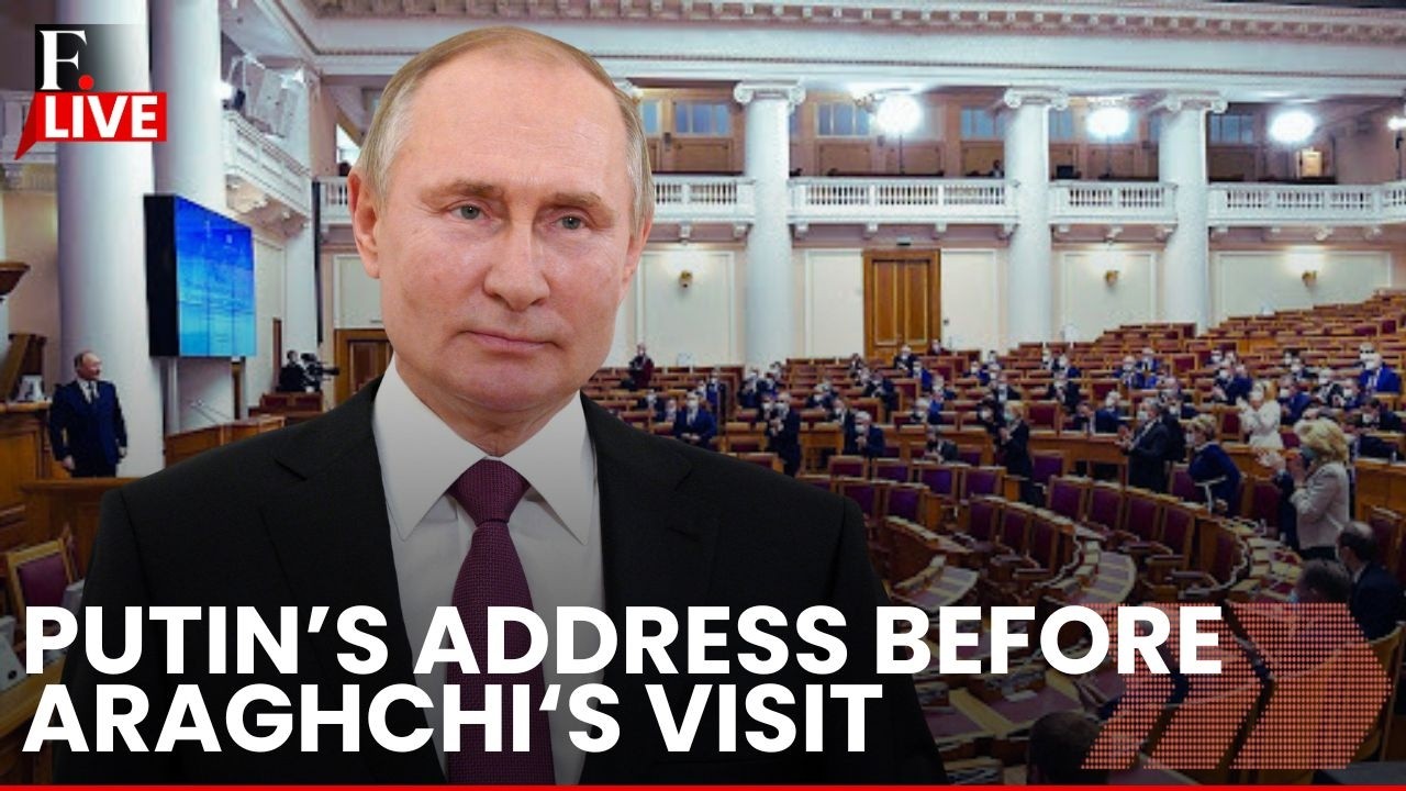 LIVE: Russian President Putin Speaks at Russian Lawmakers Council Ahead of Iran FM Meeting