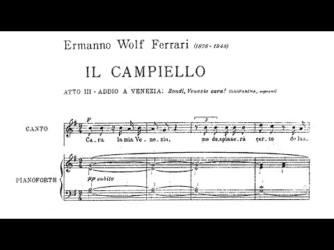 Wolf-Ferrari:  Bondi, Venezia Cara! (Il Compiello, Act III) - Renata Scotto, 1975 - Columbia M 34501