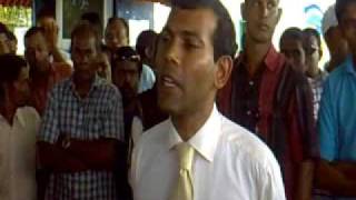 preview picture of video 'President Nasheed's Visit to Feydhoo on 29/07/2009, Part 2'