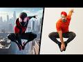 Stunts From Spider Man Across The Spider Verse In Real Life