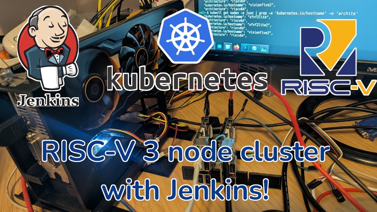 RISC-V Kubernetes cluster with Jenkins on 3x StarFive VisionFive 2 (Lite)