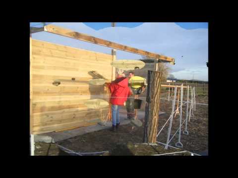 comment construire abri chevaux