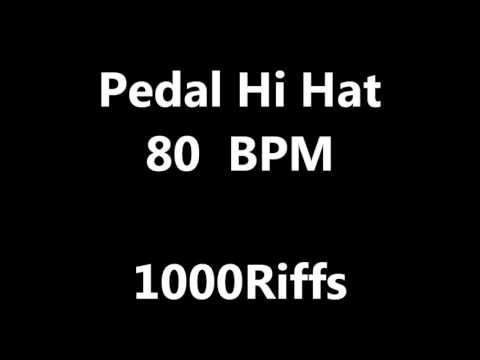 Pedal Hi Hat Metronome : 80 BPM - Beats Per Minute
