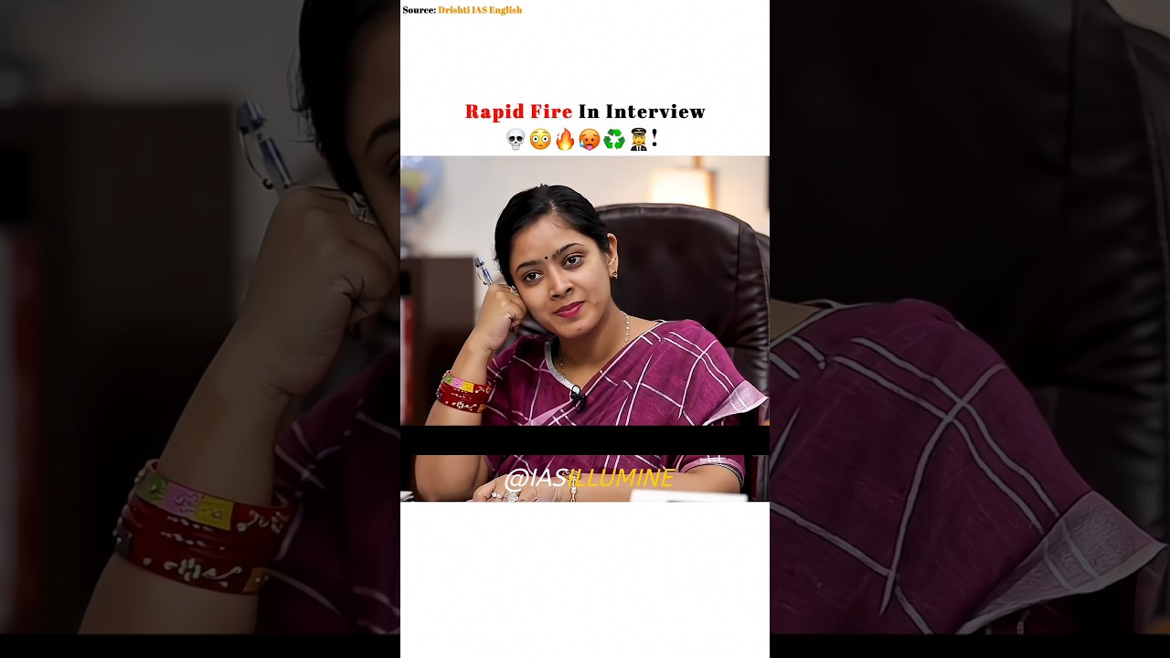 Some Rapid Fire Questions 💀🔥♻️👩‍✈️Maitri Singh | Upsc Interview
