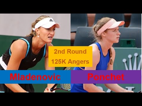 Kristina Mladenovic (FRA) - Jessika Ponchet (FRA) 2nd Round Angers Women Challenger 2021
