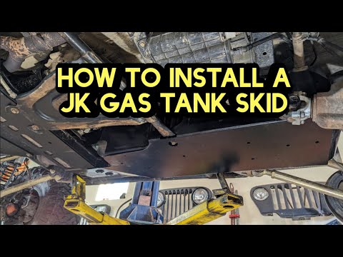 How To Install a Gas Tank Skid on a Jeep Wrangler JK (OEM and Rock Hard 4x4)