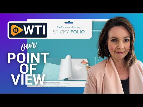 We R Memory Keepers Sticky Folio Mint - WTI product video review