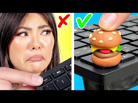 WEIRD AND INTERESTING WAYS TO MAKE A CRAFTS | HOW TO NOT GET CAUGHT BY CRAFTY HACKS