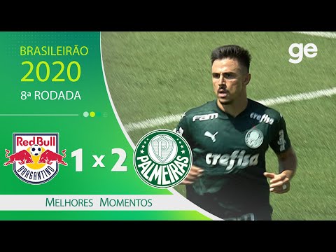 Gols e lances de Red Bull Bragantino x Palmeiras