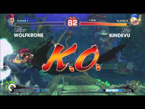 Super Street Fighter IV A.E: Evo 2011 Top 8 - Wolfkrone vs. Kindevu
