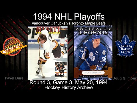 1994R3G3 Toronto Maple Leafs at Vancouver Canucks Game 3