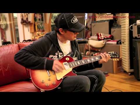 Joe Bonamassa playing a 1958 Gibson Les Paul at Rumble Seat Music