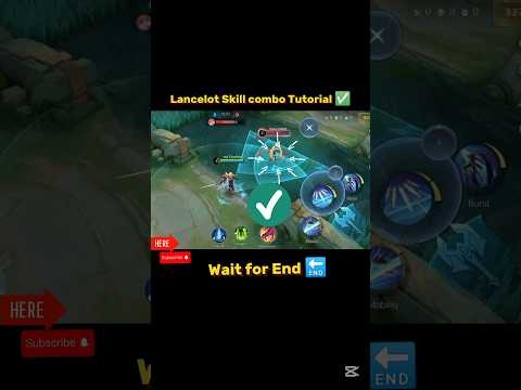 Lancelot Skill combo Tutorial Mobile legends #ml2b #lancelot #tutorialmlbb #mobilelegends