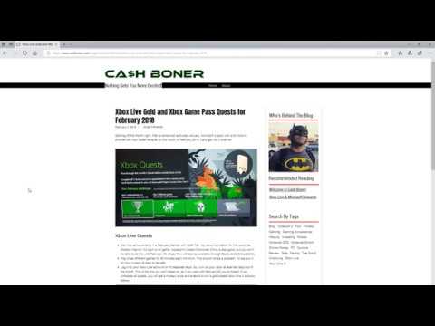 Xbox Live and Xbox Game Pass Quests for February 2018