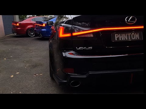 2006-2012 IS250/IS350/IS-F Light Bar Tail Lights