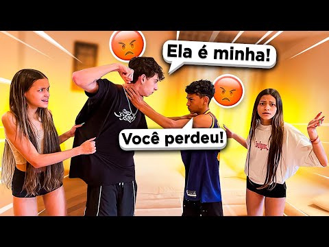 ELES BRIGARAM FEIO POR CAUSA DELA!!