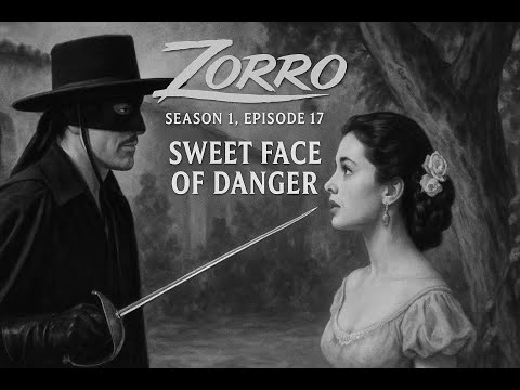 Zorro (1957)[4K]–S01E17: “Sweet Face of Danger” #GuyWilliams #DisneyZorro #ClassicTV #RetroTVShow