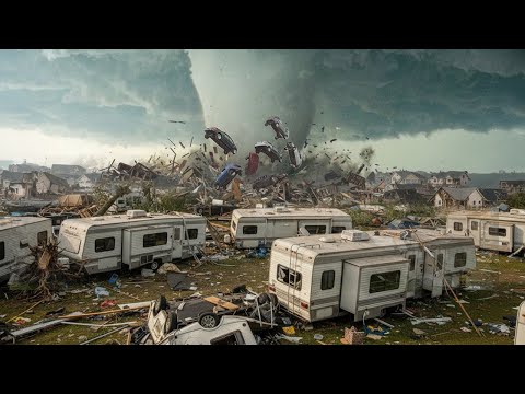 Massive Tornado Strikes Portugal! Buildings Collapse and Cars Flip Over in Albufeira