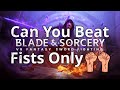 Can You Beat Blade And Sorcery Fists Only PERMA DEATH