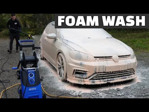 VW Golf R Snow Foam Wash - ASMR Detailing