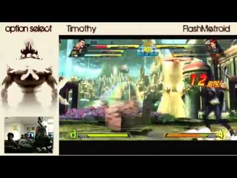 2-14-2011 Timothy (Spencer/Haggar/Doom) vs FlashMetroid (Akuma/Viper/Viewtiful Joe) - MvC3