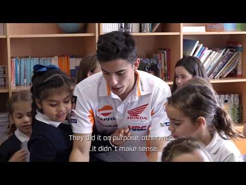 Marc Márquez and Dani Pedrosa as 'maths teachers'