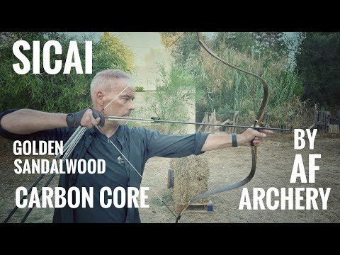 SiCai Golden Sandalwood with Carbon Core by AF Archery - Review
