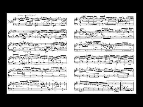 Bach Goldberg Variations BWV 988 Variatio 25 black pearl 黑珍珠 巴哈 郭德堡 バッハ ゴルトベルク Score Sheet 譜 【Kero】