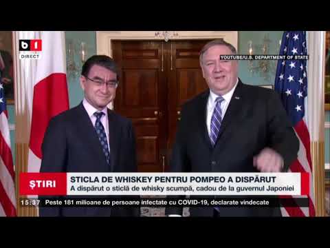 STICLA DE WHISKEY PENTRU POMPEO A DISPARUT_Stiri B1_5 august 2021