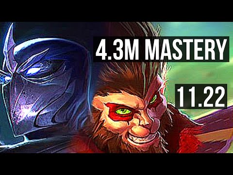 SHEN vs WUKONG (TOP) | 4.3M mastery, 1400+ games, 8/3/8 | NA Diamond | 11.22