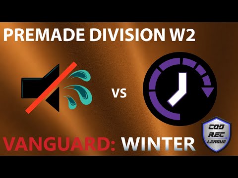 Vanguard Winter W2 | Florida Muted Tears vs LAG | CRL Bronze Premade Division