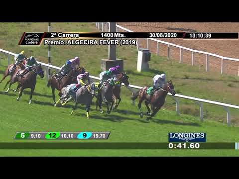 30/08/2020 – Hipodromo Maroñas – Carr 2 – ALGECIRA FEVER (2019)