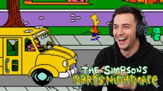 The Simpsons: Bart's Nightmare - Full SNES Longplay (SNES)