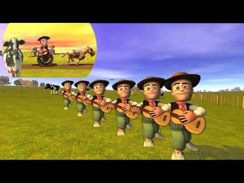 La vaca lola Canciones de la granja y Zeñon, Efectos y animacion , video corto divertido.
