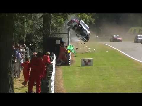 20100718 Francisco Carvalho Seat Leon Eurocup at Brands Hatch Crash Extended