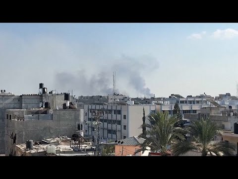 شاهد غارات إسرائيلية جديدة على خان يونس