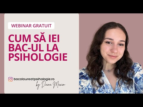 CUM SĂ IEI BAC-UL LA PSIHOLOGIE (Fără să tocești)