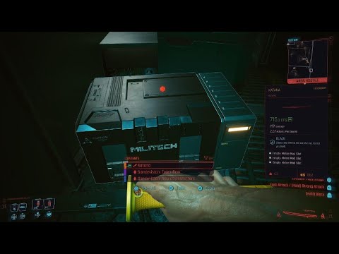 Legendary Weapon Location + Many Ways to Skin a Cat Gig, Cyberpunk 2077