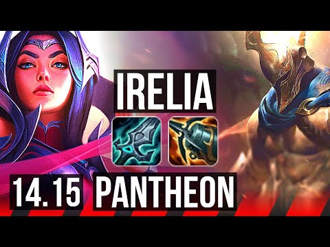 IRELIA vs PANTHEON (TOP) | 66% winrate, Dominating | EUW Master | 14.15