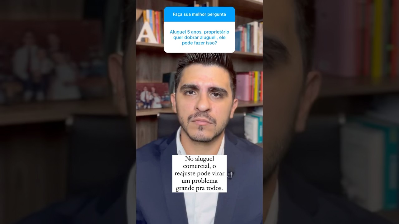 Reajuste de aluguel: regras básicas #empreendedorismo #negocios #advogado