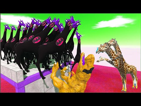 MEGA MUTANT GIRAFFE FIGHTS AGAINST EVERYONE IN ANIMAL REVOLT BATTLE SIMULATOR