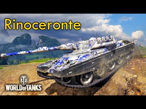 Rinoceronte, 8K DMG, 10 Kills, Master Class, Pool's Medal, Pearl River - World of Tanks