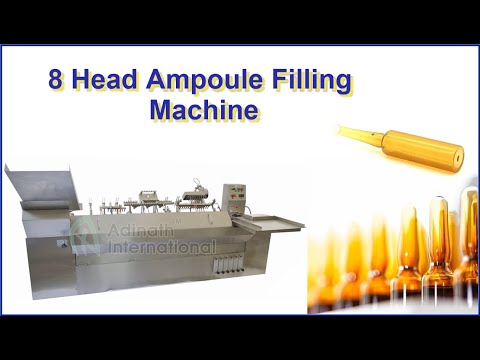 High Speed Ampoule Filling Machine