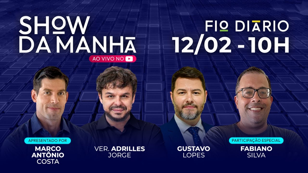 SHOW DA MANHÃ - BRASIL: O PAÍS DA CORRUPÇÃO E DA DIT4DURA DO JUDICIÁRIO - 12/02/2025