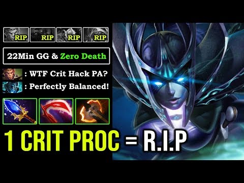 UNLIMITED CRITICAL QUEEN 100% Instant Delete Everyone with Scepter + Fury Phantom Assassin 22Min GG