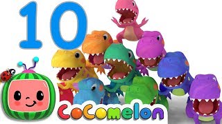 Dinosaurs T-Rex Number Song - ABCkidTV