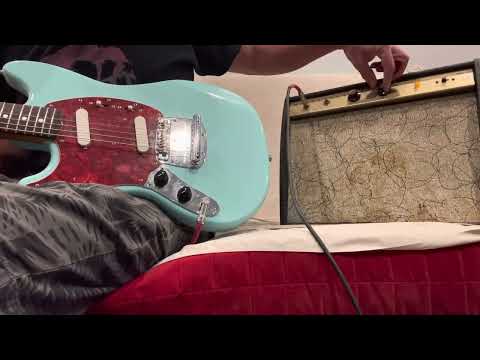 Vintage 1960’s Magnatone Estey Starlite 401 Tremolo Tube Amp Gold Face USA