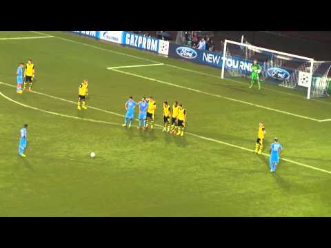 18/09/13: Napoli - Borussia D. 2-1 Punizione-gol di Insigne live dai distinti...